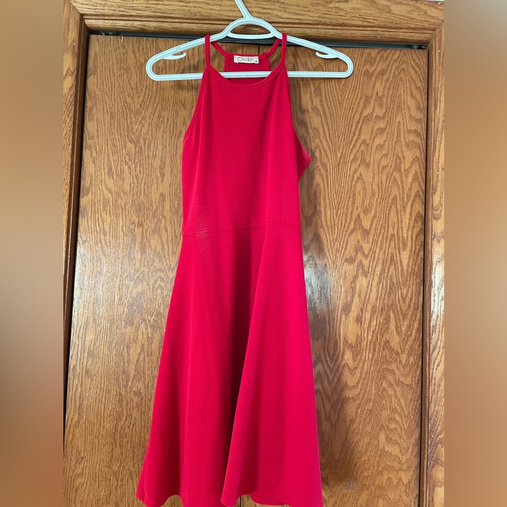 Red dress. Only worn once. Size small.